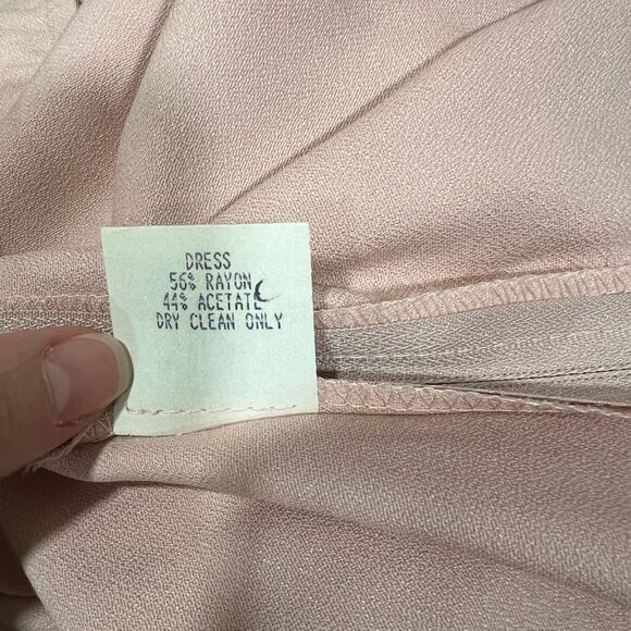 SHARADE 90’s Vintage Crocheted Fringe Top with Maxi Dress Size 8 - Picture 9 of 10